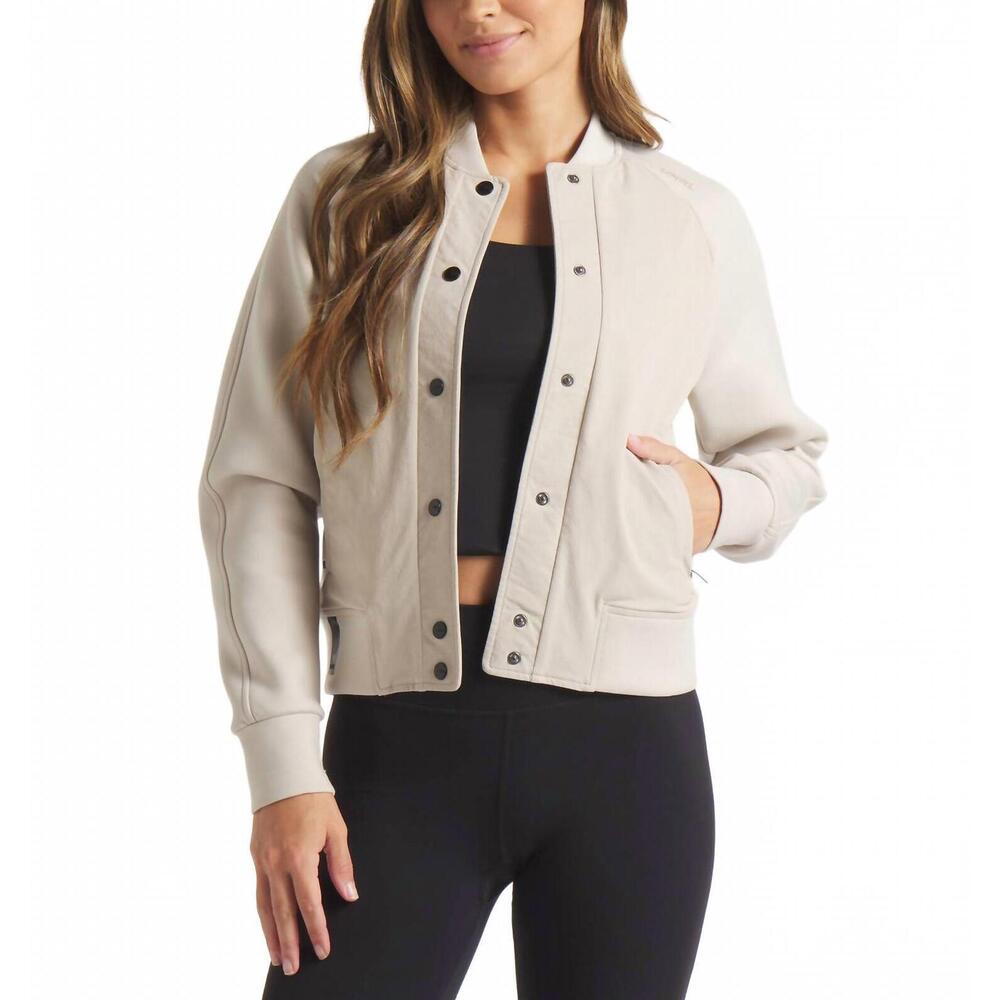 NEW UNRL jetset bomber jacket in sand